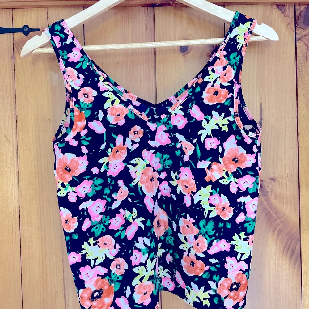 Floral tank top